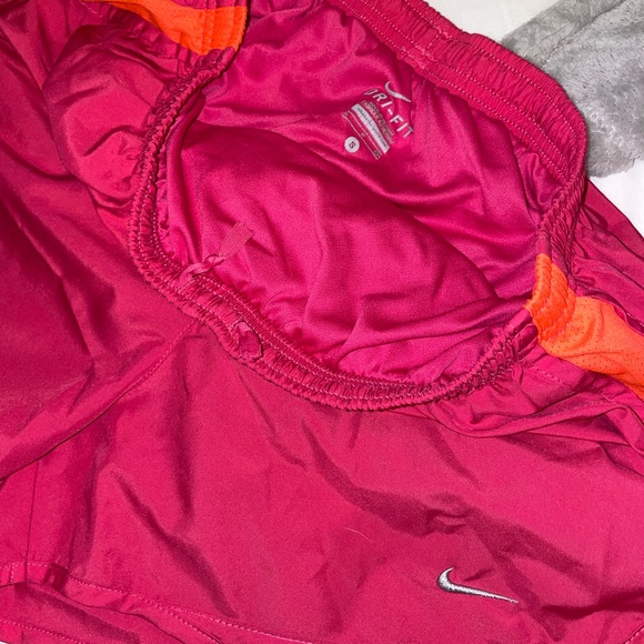 Nike hot pink and neon orange shorts - Picture 1 of 6